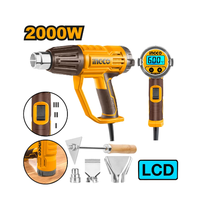 INGCO HG200058 Heat Gun 2000W
