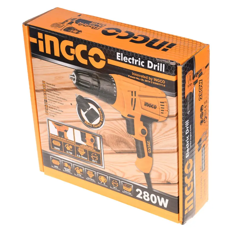 Ingco ED2808 Electric Drill 280 W 2