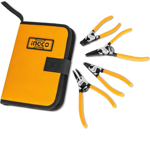 Ingco HCCPS26125 4Pcs Circlip Plier Set