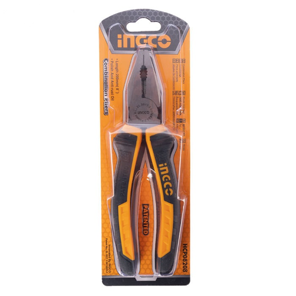 Ingco combination pliers 8" 200mm HCP08208